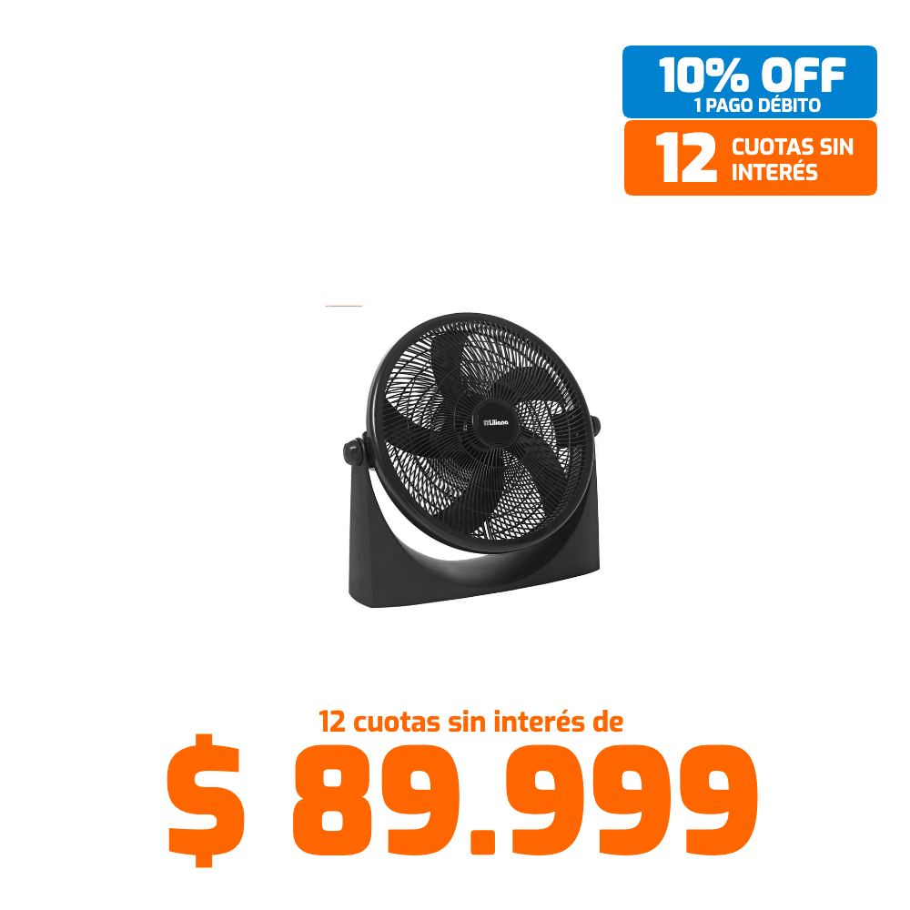 12 cuotas sin interés de $8.994 Precio de lista $89.999